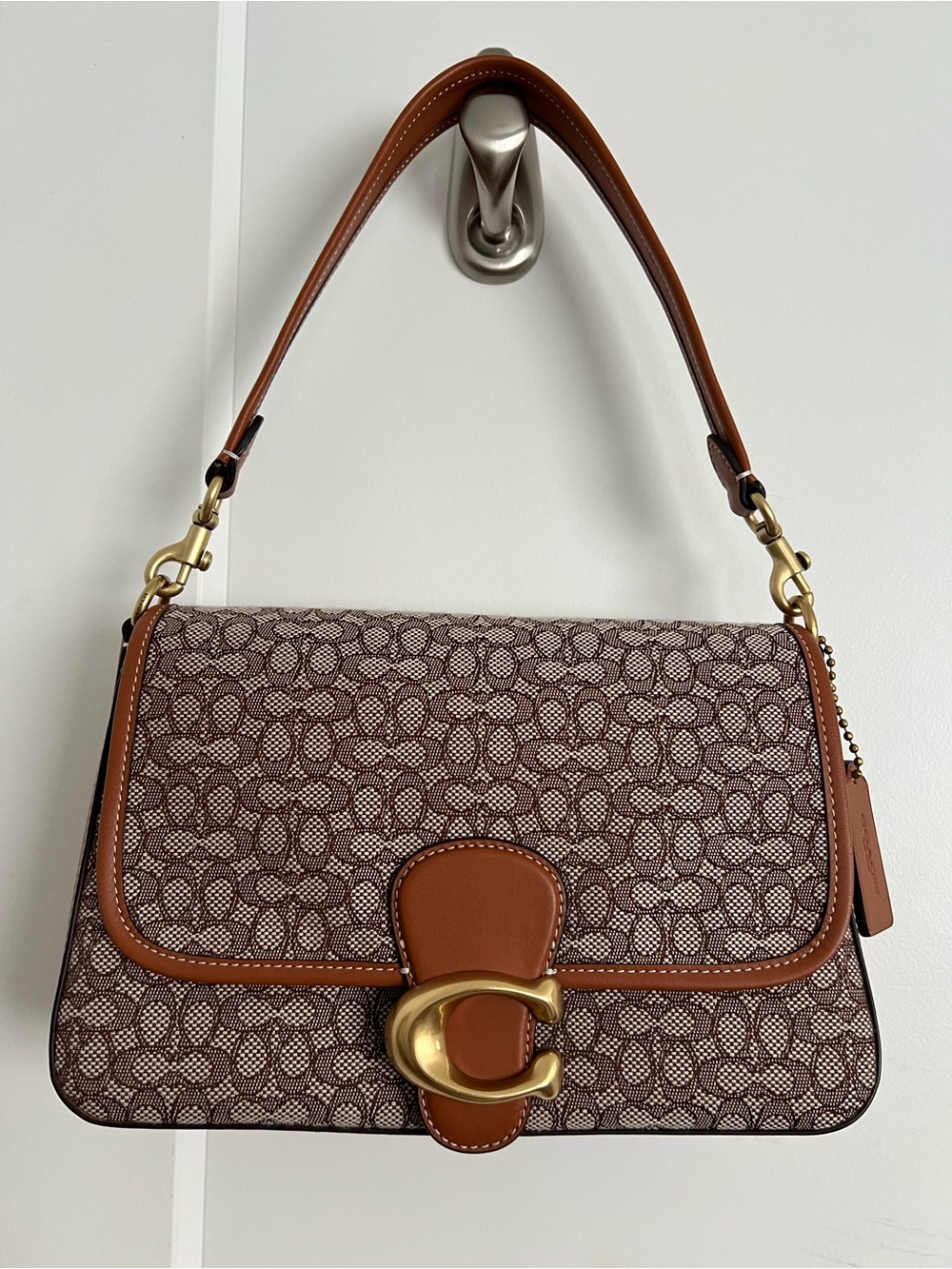 Coach Soft Tabby Brown Signature Canvas